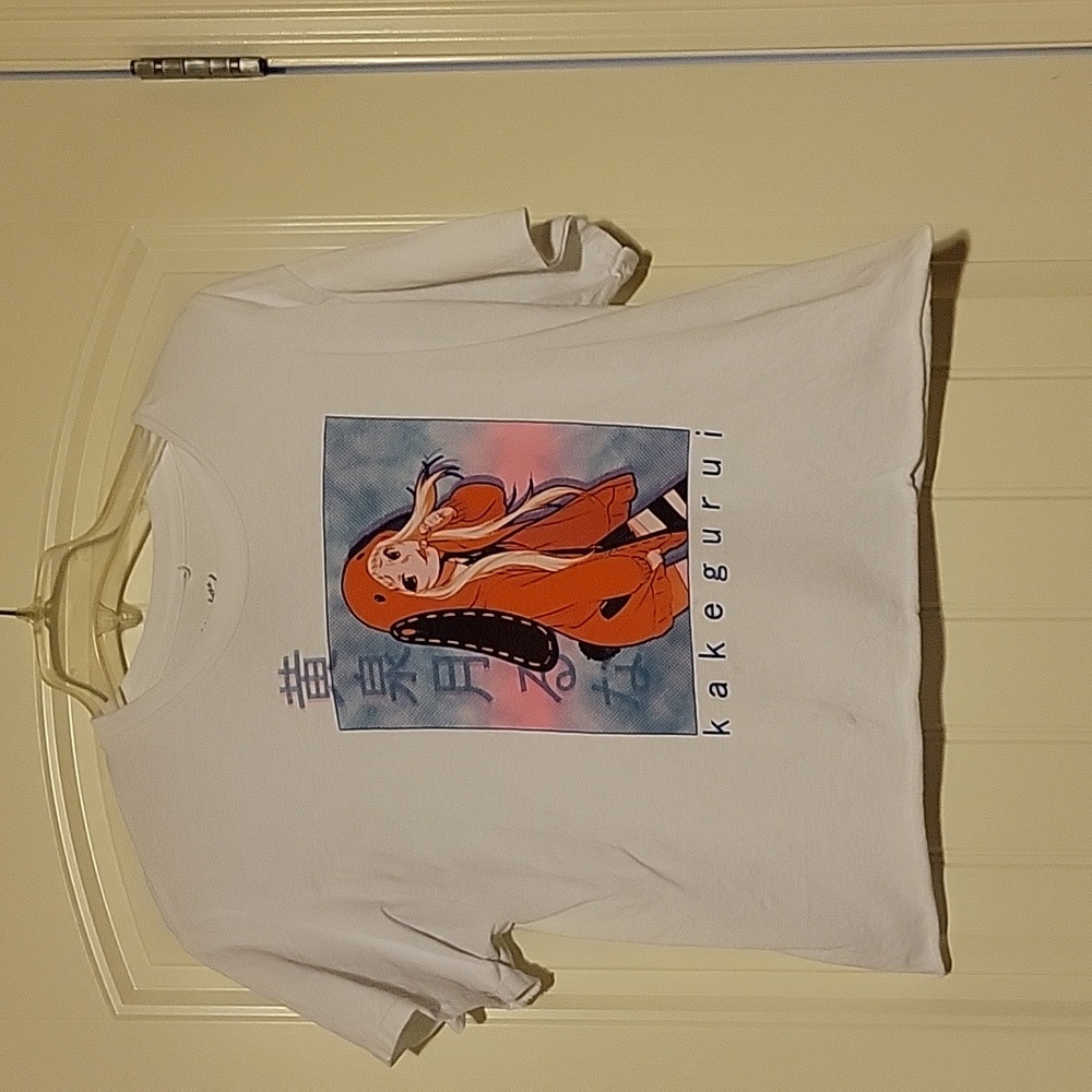 Anime crop top. Kakegurui. Size large. See pictures for spot and measurements.